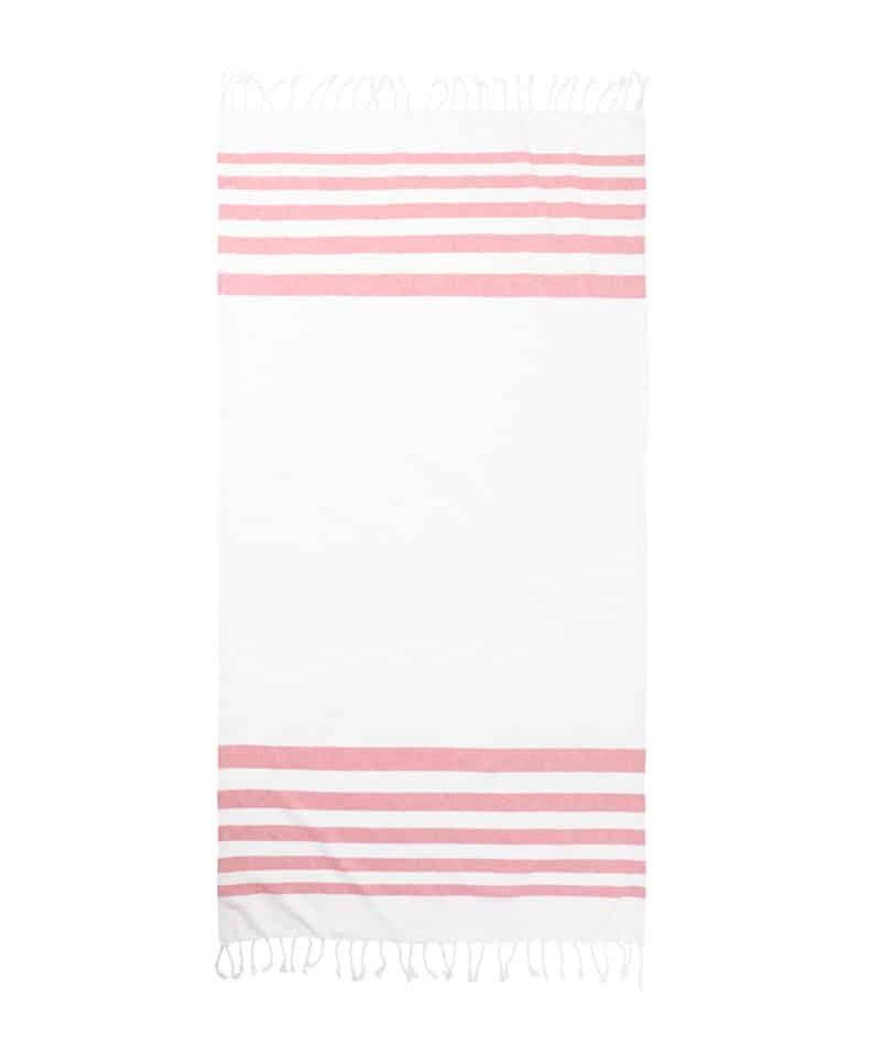 Telo-mare-pareo-bicolore-in-cotone-AP722156-bianco-rosso-2