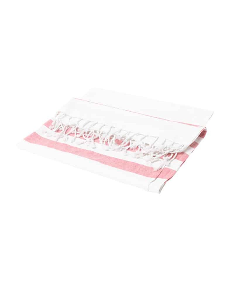Telo mare pareo bicolore in cotone AP722156 10 Telo-mare-pareo-bicolore-in-cotone-AP722156-bianco-rosso-3