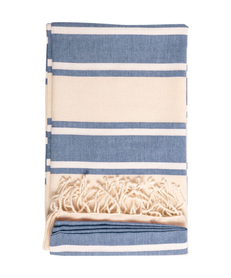 Telo mare pareo bicolore in cotone biologico AP721622 6 Telo-mare-pareo-bicolore-in-cotone-biologic-AP721622-natural-blu