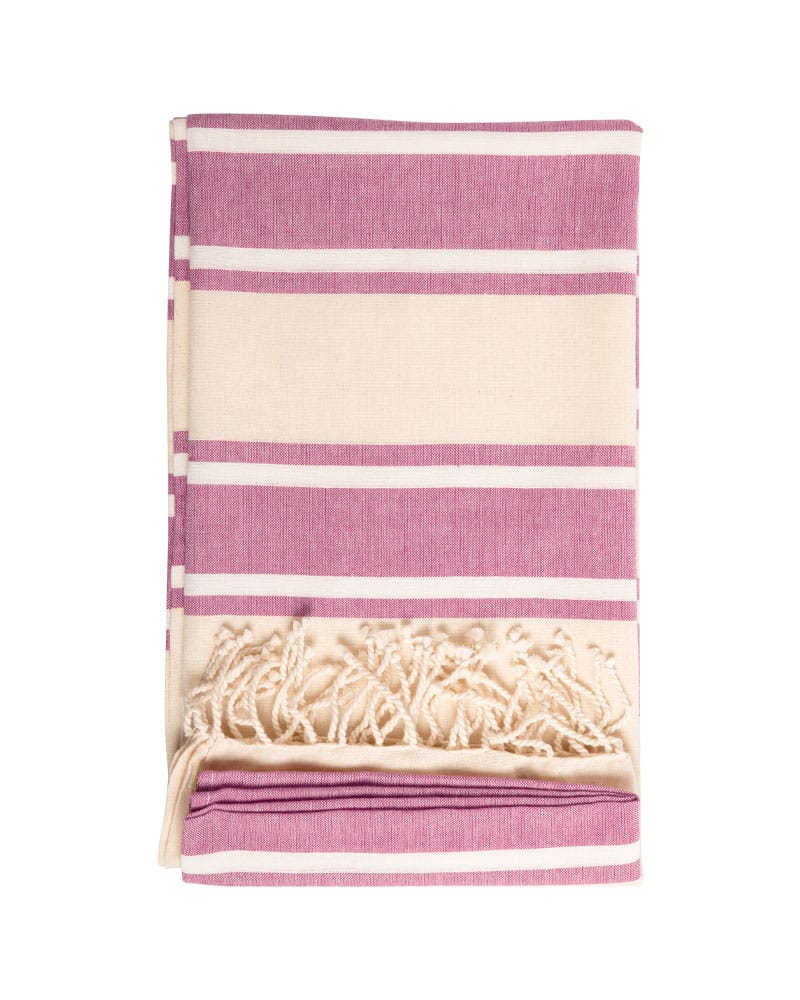 Telo mare pareo bicolore in cotone biologico AP721622 3 Telo-mare-pareo-bicolore-in-cotone-biologic-AP721622-natural-fucsia