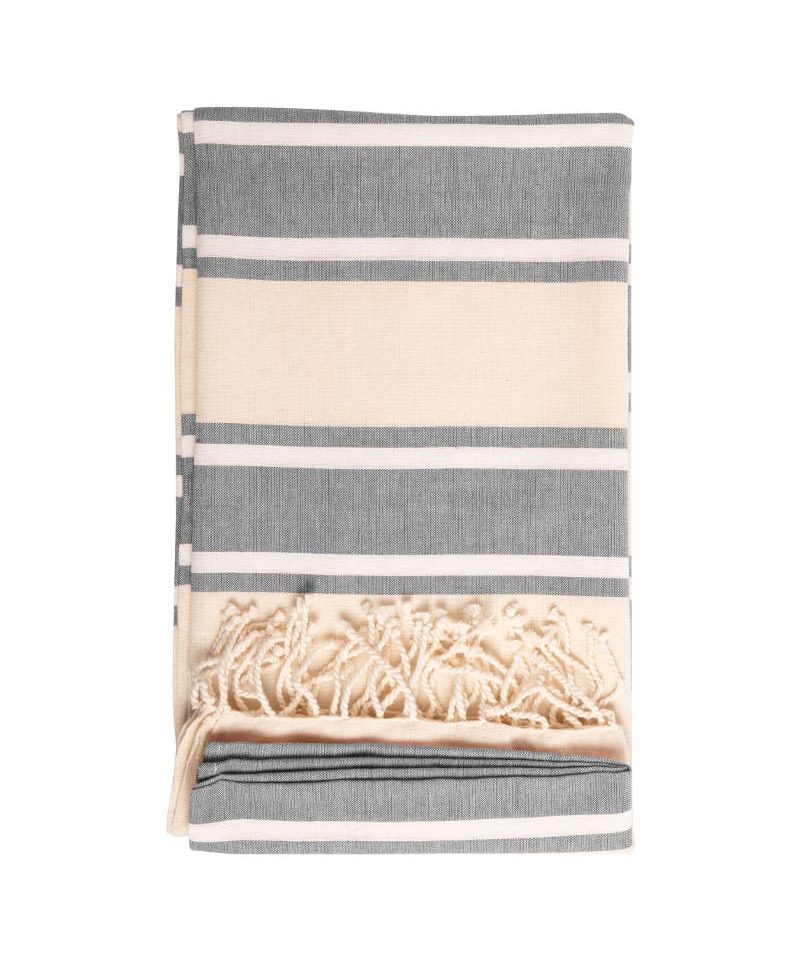 Telo mare pareo bicolore in cotone biologico AP721622 7 Telo-mare-pareo-bicolore-in-cotone-biologic-AP721622-natural-grigio