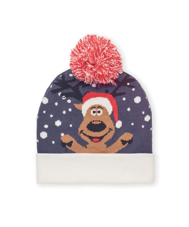 Berretto-beanie-natalizio-con-renna-CX1529-blu