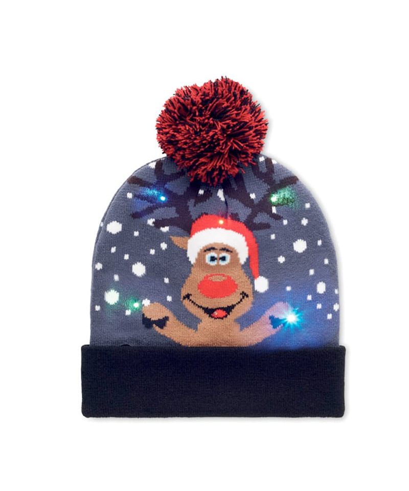 Berretta Led Luminoso Invernale Natalizia Da Neve Cappello Natale Xmas Adulto - Foto 6