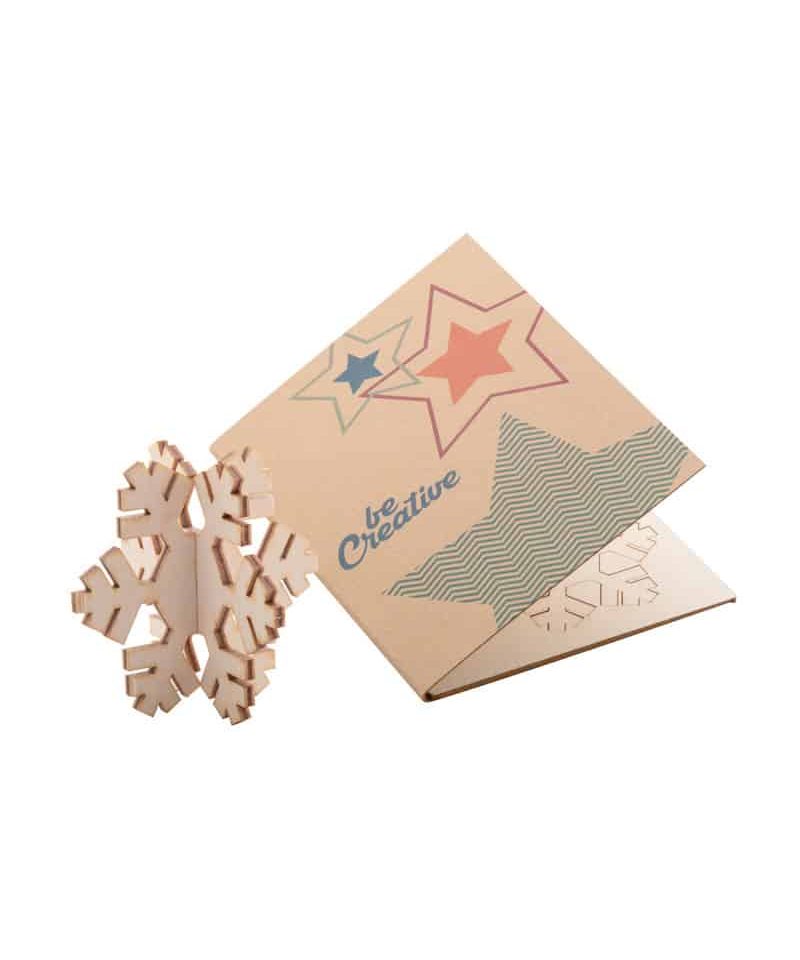 Biglietto-auguri-di-Natale-carta-Kraft-con-puzzle-legno-ap718646-fiocco-neve