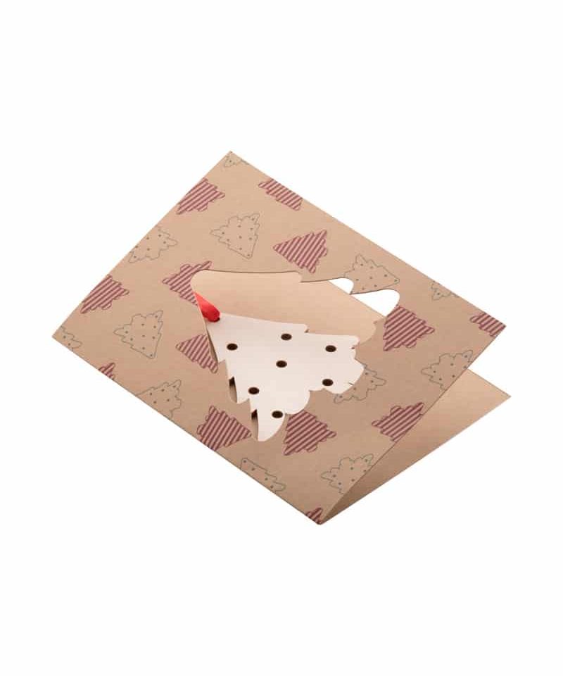 Biglietto-natalizio-kraft-personalizzato-allover-con-ornamento-albero-di-Natale-AP718645-albero-b