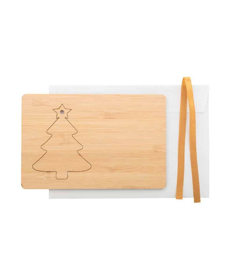 Cartolina di Natale in compensato di bambù con decorazione ad albero di Natale AP716450 10 Cartolina di Natale in compensato di bambù con decorazione ad albero di Natale AP716450 cart albero