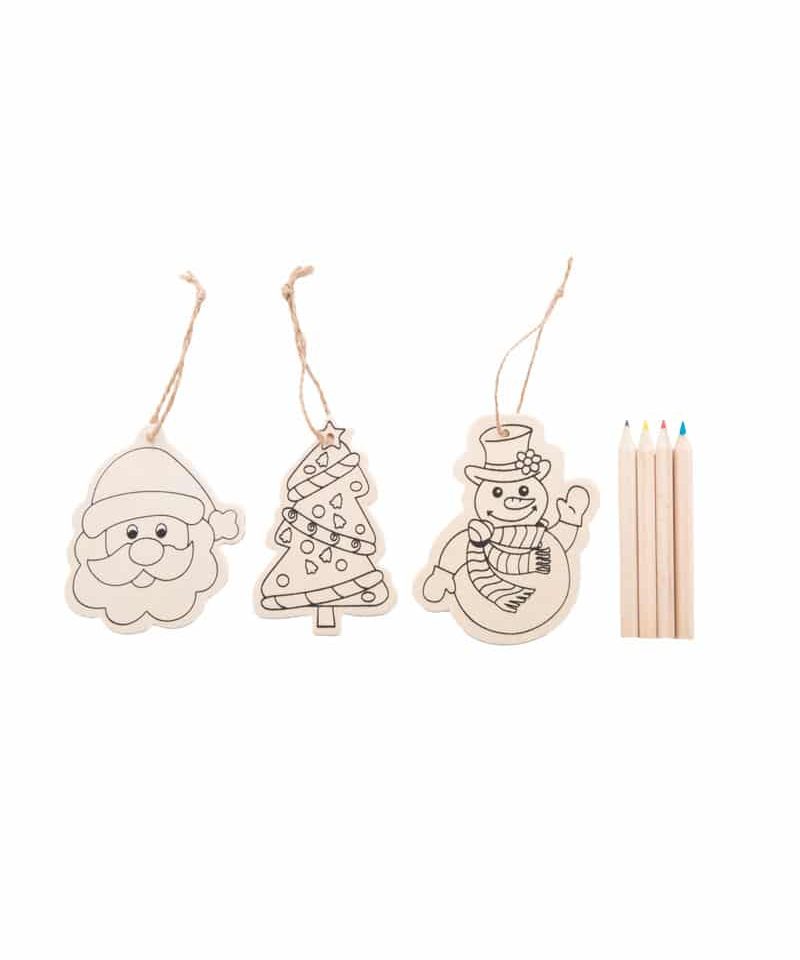 Set di ornamenti per l'albero di Natale da colorare AP800747 7 Set-di-ornamenti-per-l'albero-di-Natale-da-colorare-ap800747