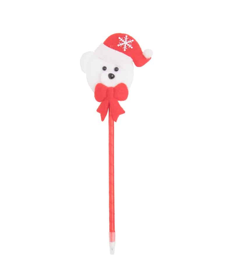 Penna a sfera in plastica con decorazione natalizia AP781581 9 Penna-a-sfera-in-plastica-con-decorazione-Natalizia-ap781581--orso