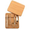 Set per manicure in acciaio inox in cofanetto di bambù AP808069 2 Set-per-manicure-da-5-pezzi-in-acciaio-inox-in-cofanetto-di-bambù-AP808069-b
