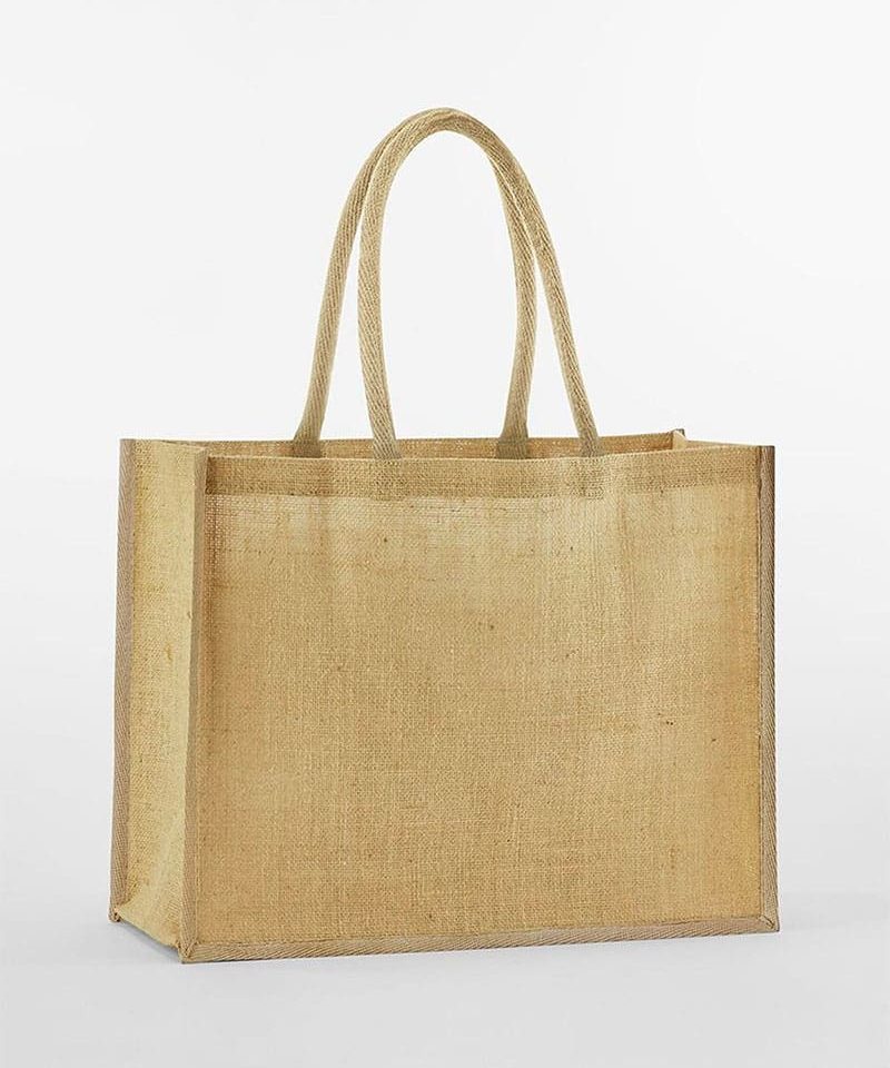 Borsa-in-juta-con-bordi-colorati-42x33x19-Westford-Mill-W470--naturale