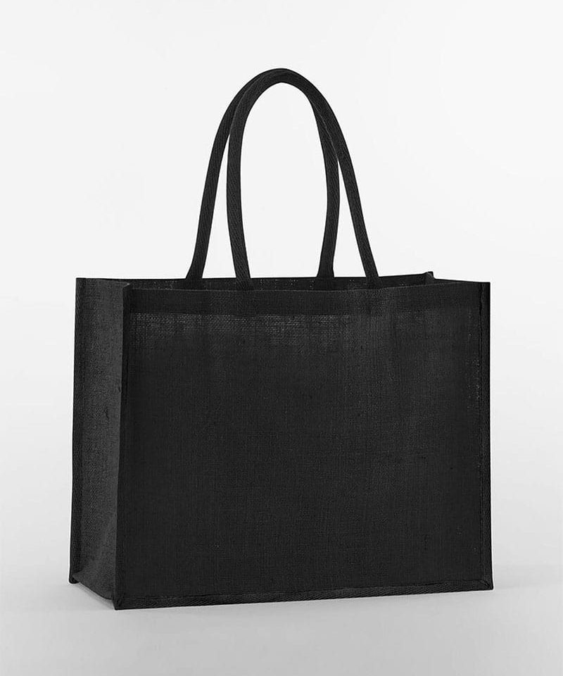 Borsa-in-juta-con-bordi-colorati-42x33x19-Westford-Mill-W470-nero
