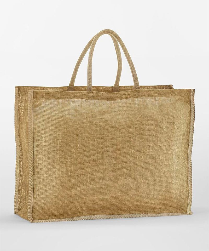 Borsa in juta con bordi colorati 42x55x21 Westford Mill W475 7 Borsa-in-juta-con-bordi-colorati-42x55x21-Westford-Mill-W475-naturale