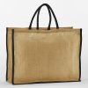 Borsa in juta con bordi colorati 42x55x21 Westford Mill W475 1 Borsa-in-juta-con-bordi-colorati-42x55x21-Westford-Mill-W475-naturale-nero