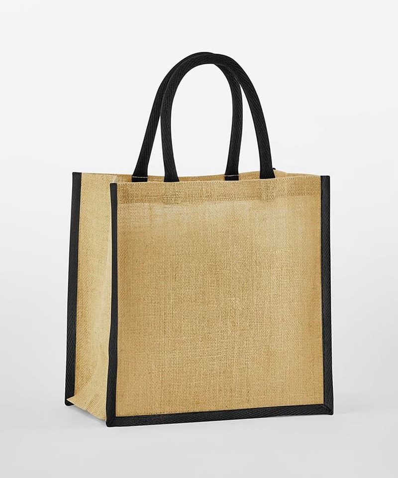 Borsa mini in juta con bordi colorati 26x22x14 Westford Mill W477 10 Borsa-mini-in-juta-con-bordi-colorati-26x22x14-iWestford-Mill-W477--nero