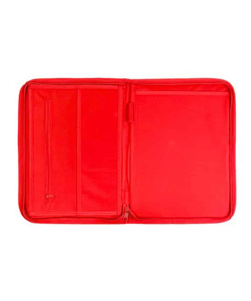 Cartella congresso in poliestere 00999 13 Cartella-congresso-in-poliestere-00999--rosso-aperta