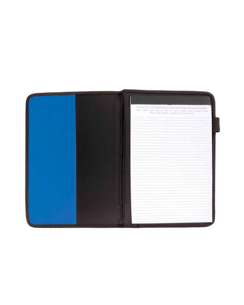 Cartella congresso in poliestere 14124 12 Cartella-congresso-in-poliestere-14124-blu-royal-aperto