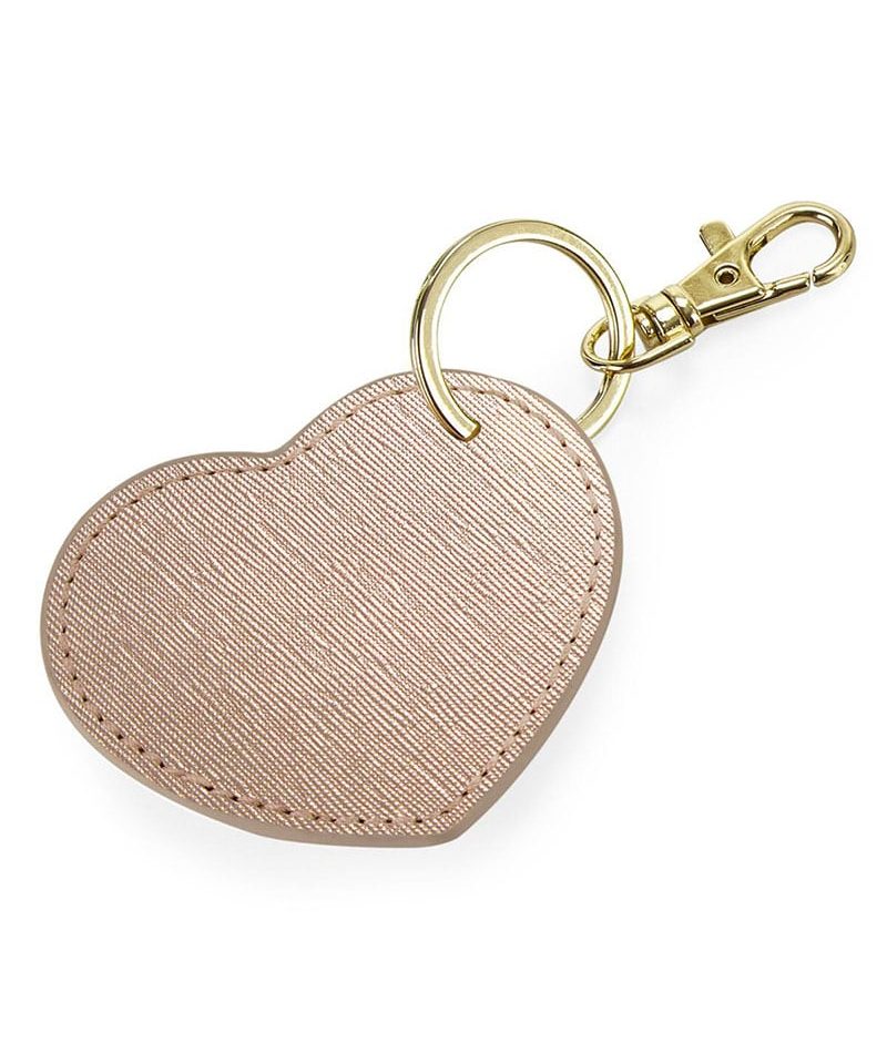 Portachiavi a cuore in PU Bagbase BG746 12 Portachiavi-a-cuore-in-PU-Bagbase-BG746-oro-rosa