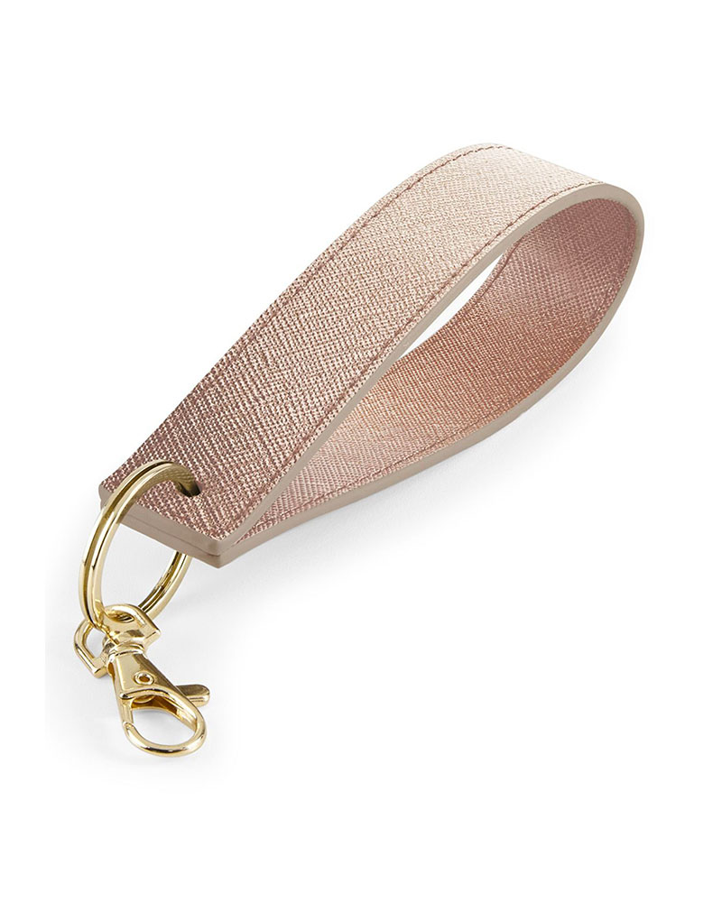 Portachiavi-con-cinturino-polso-Bagbase-BG747-oro-rosa