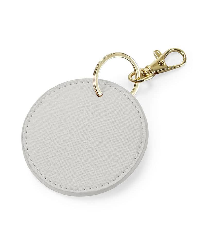 Portachiavi in PU rotondo Bagbase BG745 16 Portachiavi-in-PU-rotondo-Bagbase-BG745-grigio-chiaro