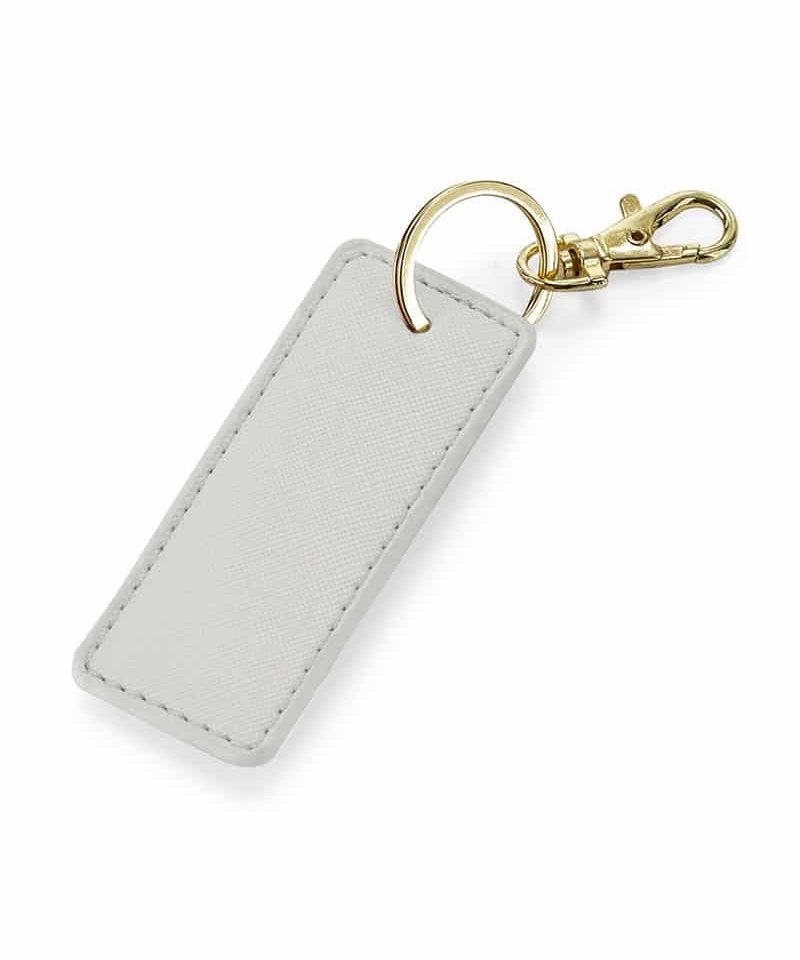 Portachiavi rettangolare in PU Bagbase BG744 13 Portachiavi-rettangolare-in-PU-Bagbase-BG744-grigio-chiaro