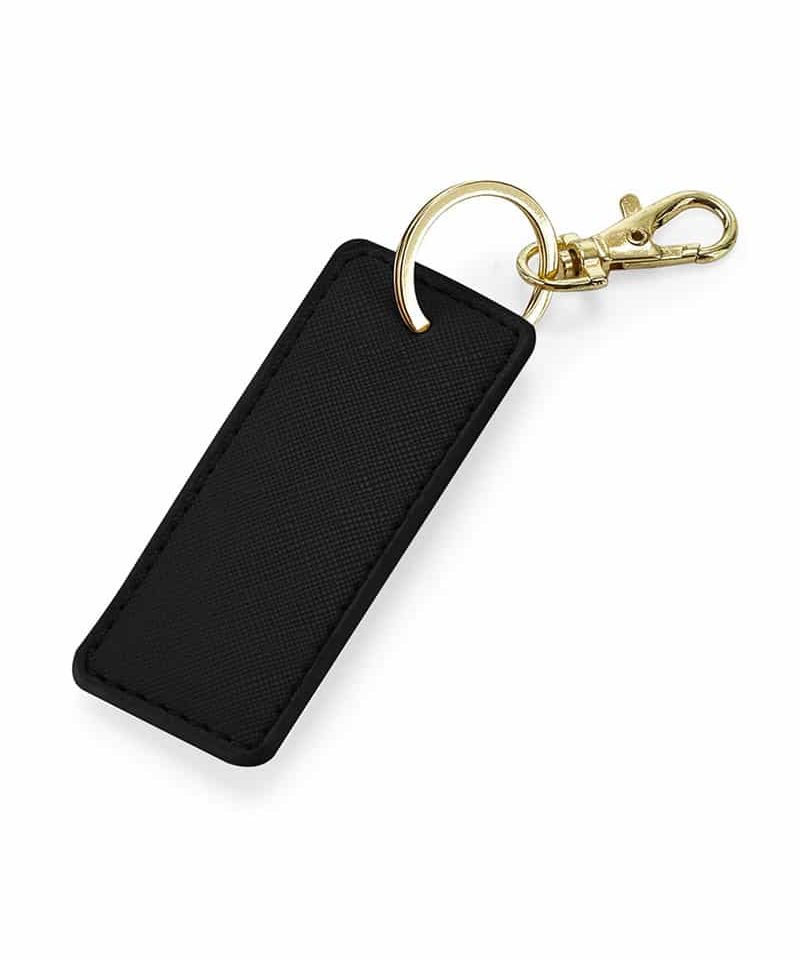 Portachiavi rettangolare in PU Bagbase BG744 16 Portachiavi-rettangolare-in-PU-Bagbase-BG744-nero-oro