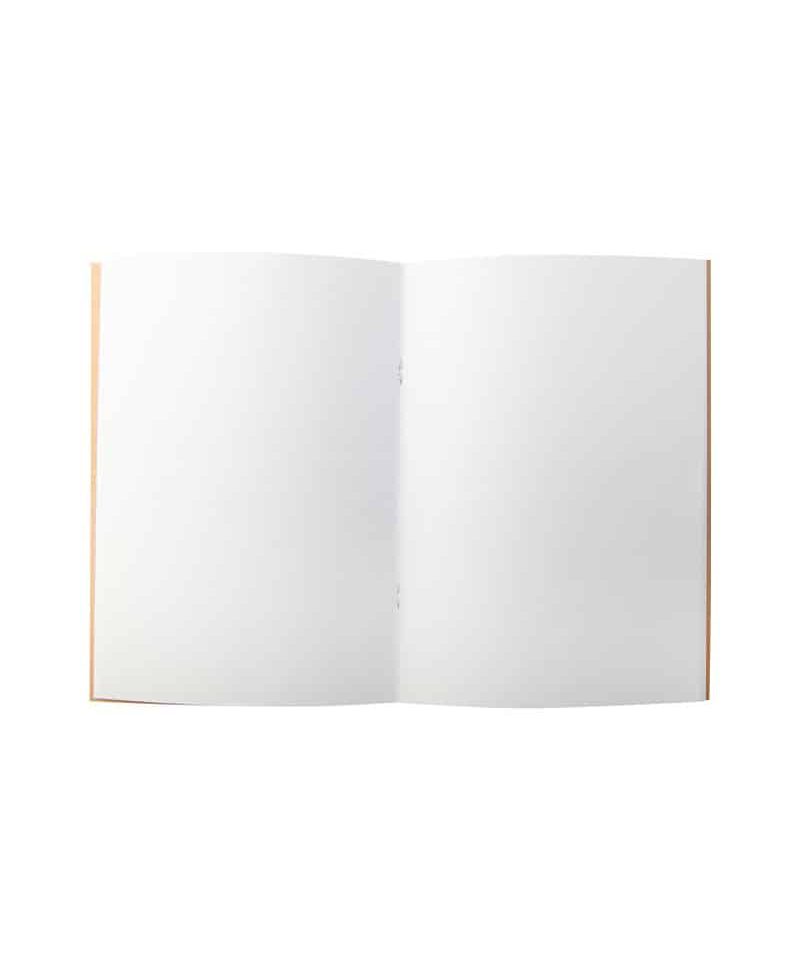 Quaderno A6 con copertina personalizzabile in carta kraft AP716480 6 Quaderno A6 con copertina personalizzabile in carta kraft ap716480 aperto