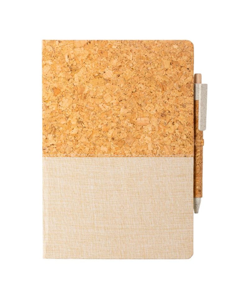 Quaderno-formato-A5-con-copertina-in-sughero-naturale-e-cotone-AP721488-fronte