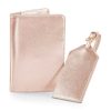 Set viaggio custodia passaporto ed etichetta bagaglio Bagbase BG755 2 Set-viaggio-custodia-passaporto-ed-etichetta-bagaglio-Bagbase-BG755-oro-rosa
