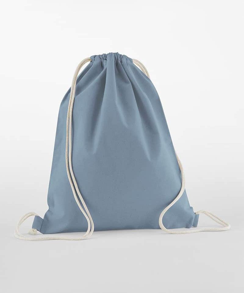 Zainetto in cotone organico 140g/mq Westford Mill W160 11 Zainetto-in-cotone-organico-140g-mq-Westford-Mill-W160-azzurro