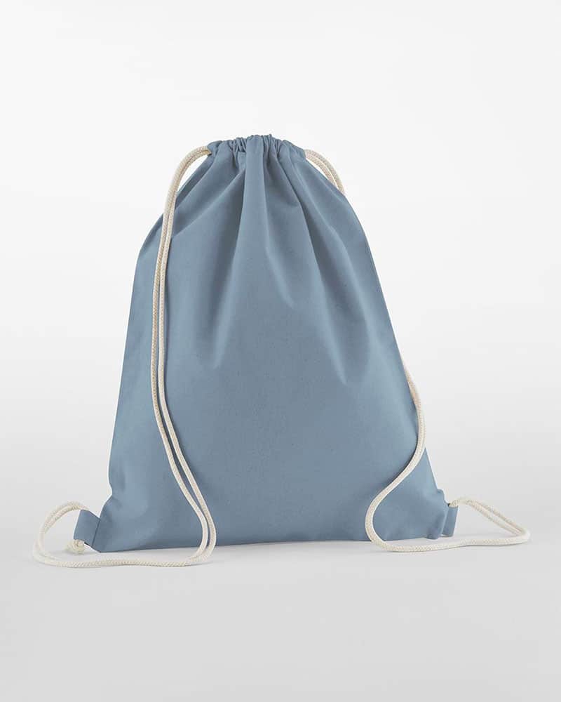 Zainetto in cotone organico 140g/mq Westford Mill W160 5 Zainetto-in-cotone-organico-140g-mq-Westford-Mill-W160-azzurro