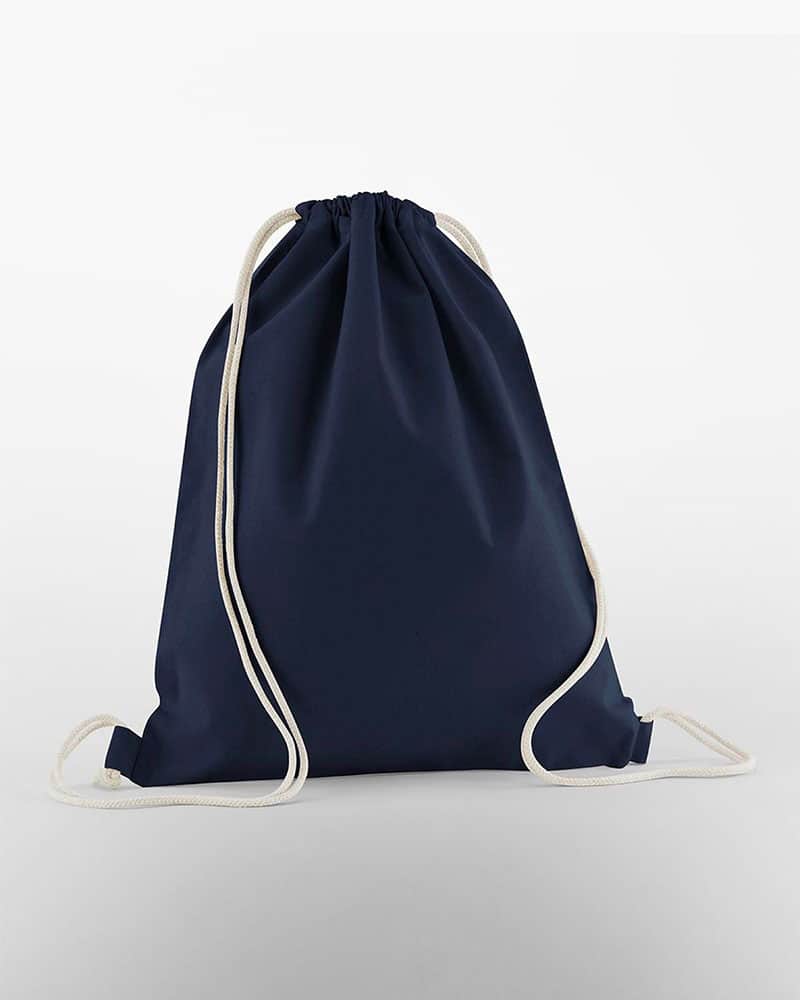 Zainetto in cotone organico 140g/mq Westford Mill W160 8 Zainetto-in-cotone-organico-140g-mq-Westford-Mill-W160-blu-navy