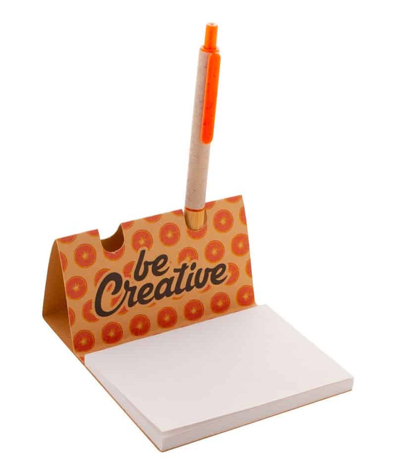 Blocco in carta riciclata con fogli adesivi con portapenne 100×50×122 mm AP716599 9 Blocco-in-carta-riciclata-con-fogli-adesivi-con-portapenne-100×50×122-mm-ap716599-b