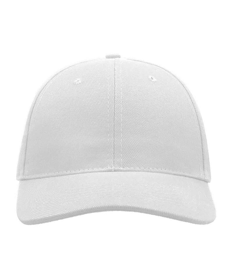 Cappellino-Baseball-6-pannelli-Adulto-Atlantis-LIBERTY-SIX-bianco-fronte