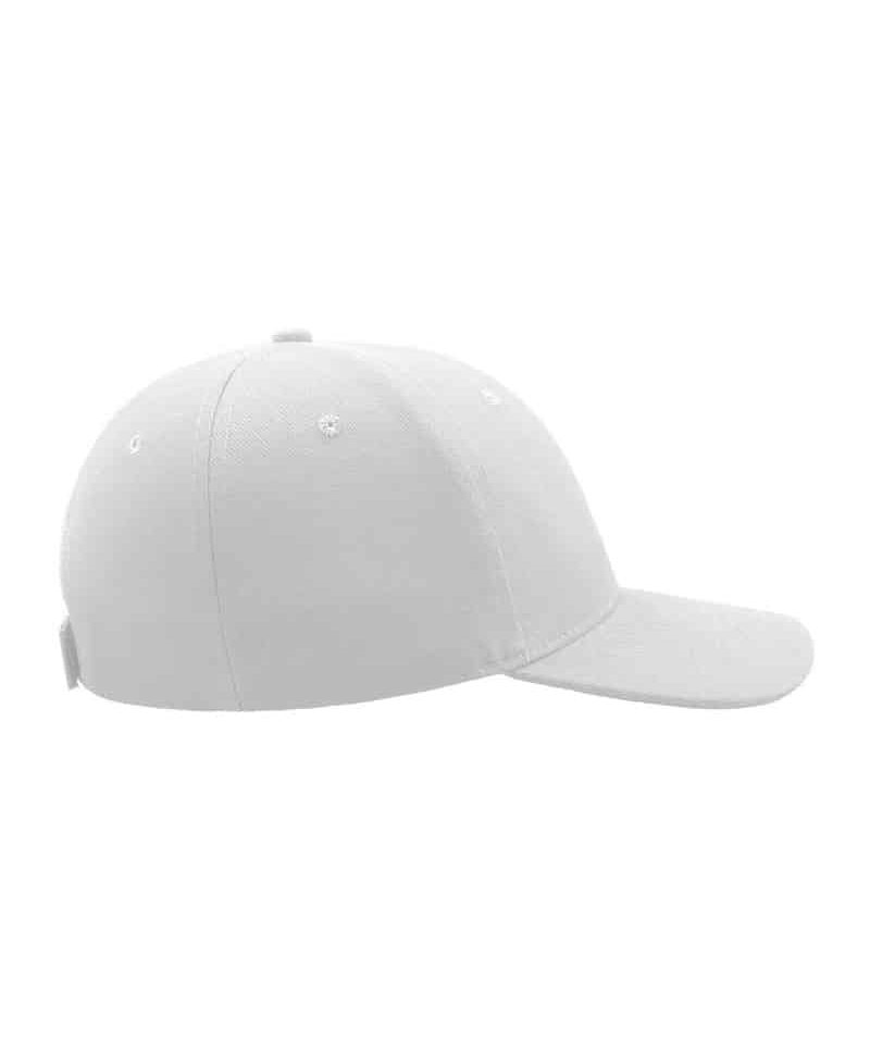 Cappellino-Baseball-6-pannelli-Adulto-Atlantis-LIBERTY-SIX-bianco-lato-destro