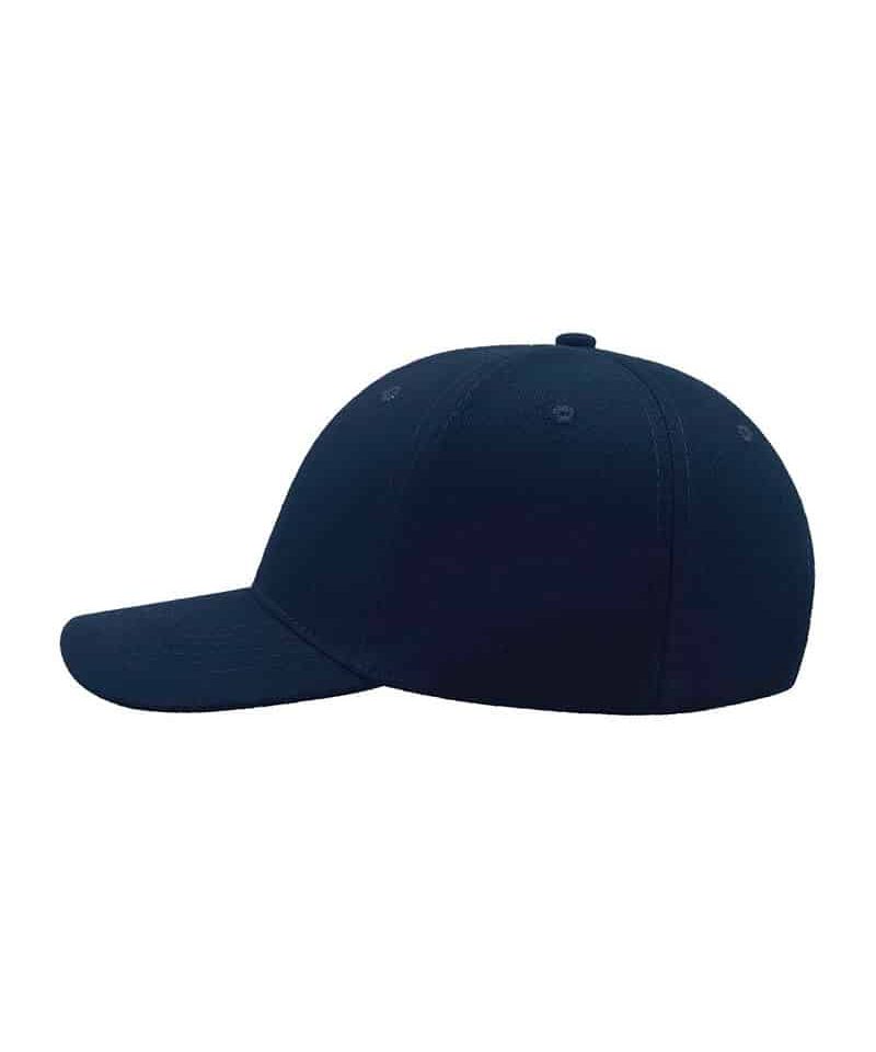 Cappellino-Baseball-6-pannelli-Adulto-Atlantis-LIBERTY-SIX-blu-navy-lato-sinistro