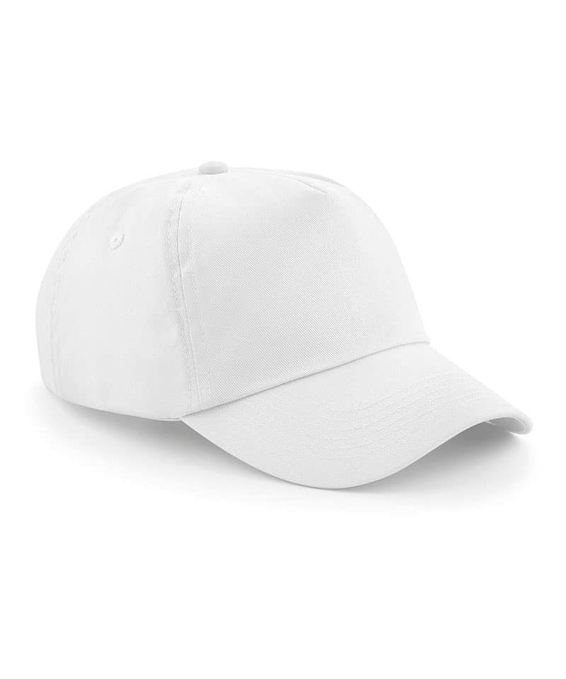 Cappellino baseball 5 pannelli in cotone Beechfield B10 31 Cappellino-baseball-5-pannelli-in-cotone-Beechfield-B10-bianco
