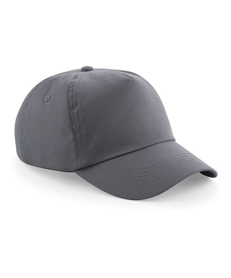 Cappellino baseball 5 pannelli in cotone Beechfield B10 53 Cappellino-baseball-5-pannelli-in-cotone-Beechfield-B10-grigio-graficte