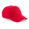 Cappellino baseball 5 pannelli in cotone Beechfield B10 1 Cappellino-baseball-5-pannelli-in-cotone-Beechfield-B10-rosso