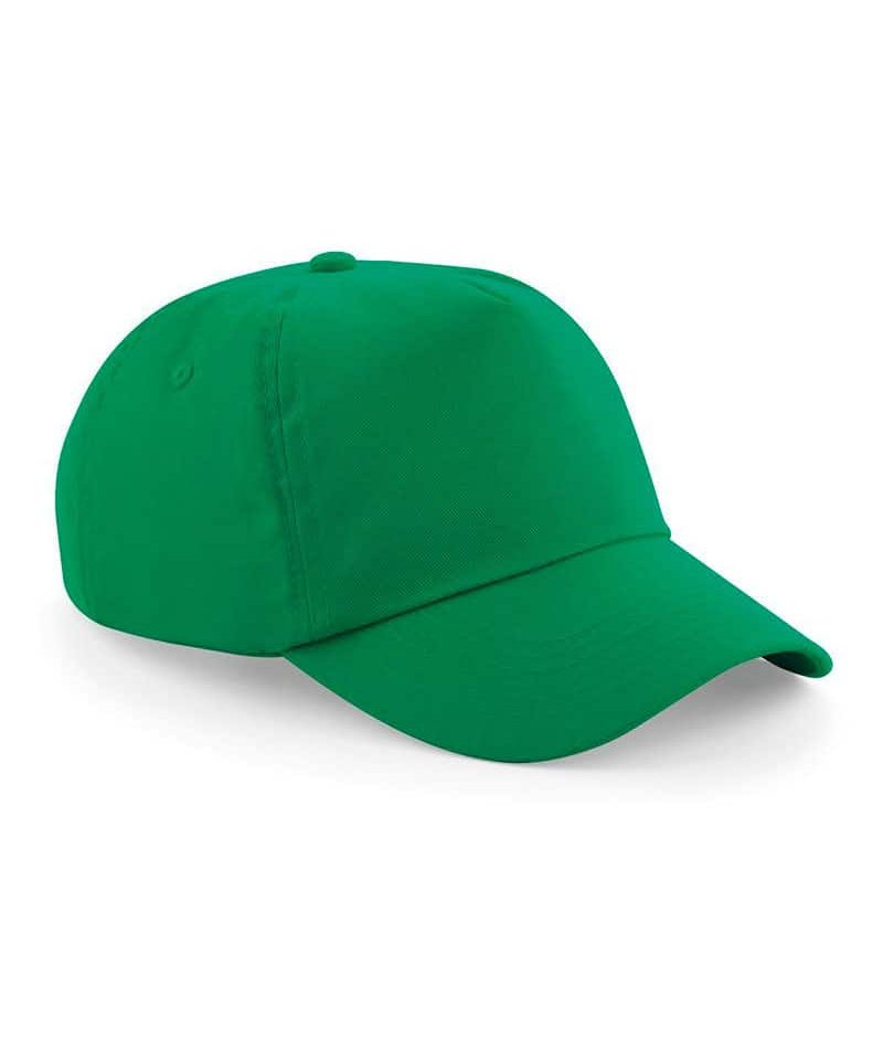 Cappellino baseball 5 pannelli in cotone Beechfield B10 43 Cappellino-baseball-5-pannelli-in-cotone-Beechfield-B10-verde-bandiera
