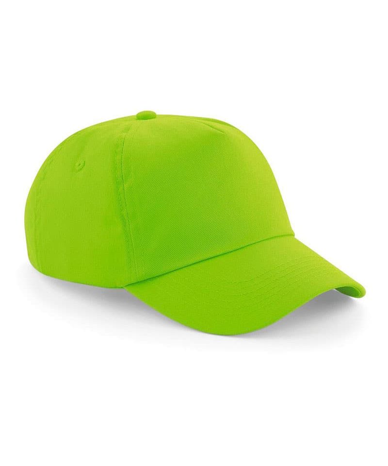 Cappellino baseball 5 pannelli in cotone Beechfield B10 42 Cappellino-baseball-5-pannelli-in-cotone-Beechfield-B10-verde-lime