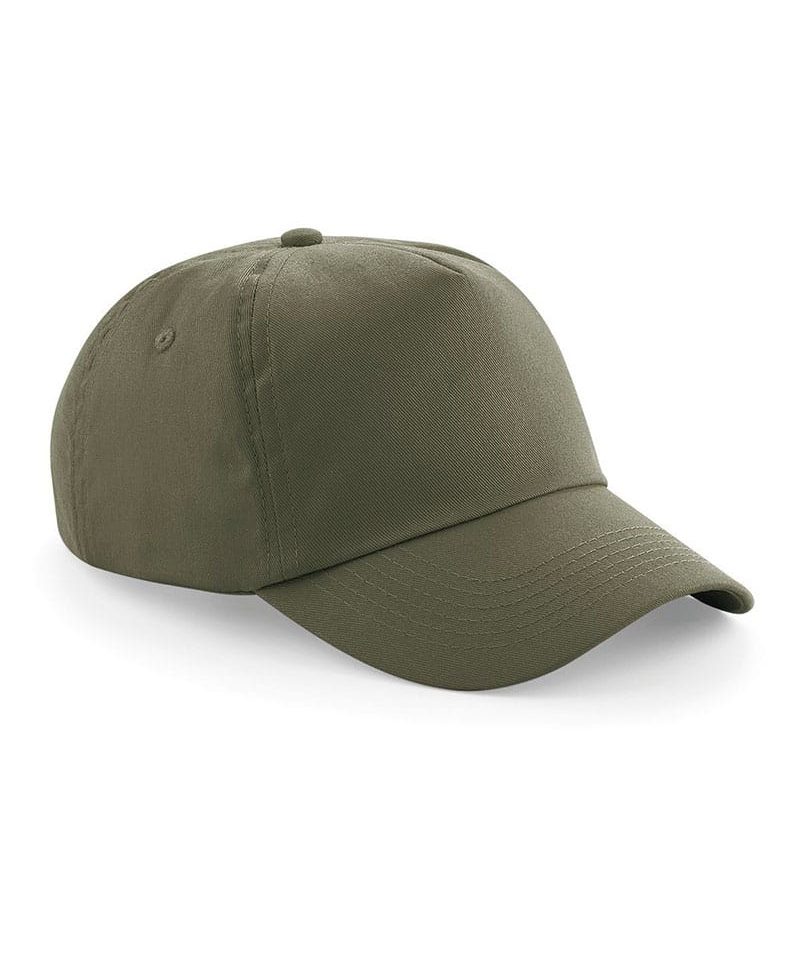 Cappellino baseball 5 pannelli in cotone Beechfield B10 46 Cappellino-baseball-5-pannelli-in-cotone-Beechfield-B10-verde-oliva