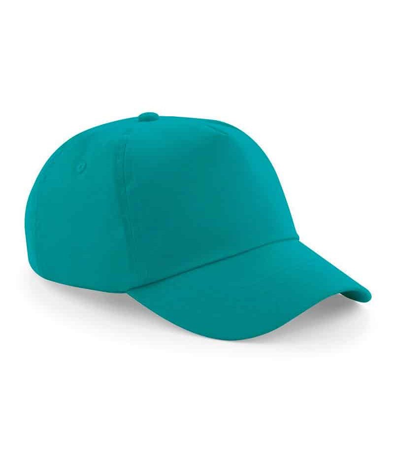 Cappellino baseball 5 pannelli in cotone Beechfield B10 45 Cappellino-baseball-5-pannelli-in-cotone-Beechfield-B10-verde-smeraldo