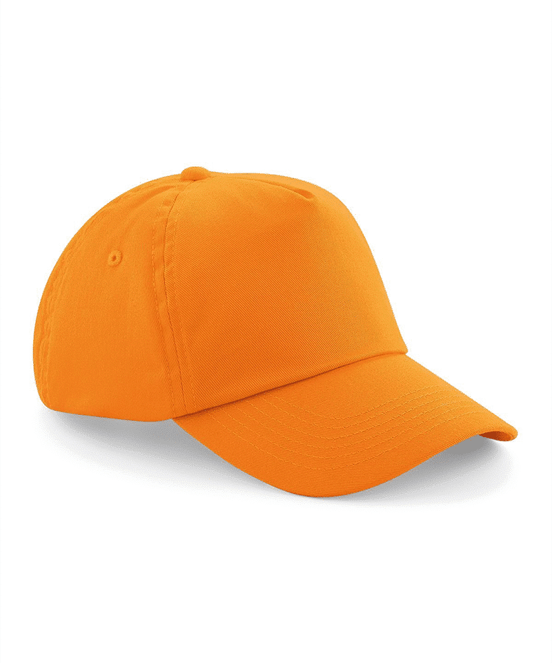 Cappellino baseball bambino 5 pannelli Beechfield B10B 23 Cappellino-baseball-bambino-5-pannelli-Beechfield-B10B-arancio