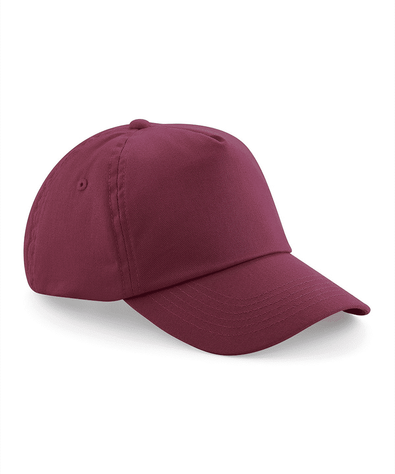 Cappellino baseball bambino 5 pannelli Beechfield B10B 27 Cappellino-baseball-bambino-5-pannelli-Beechfield-B10B-burgundy