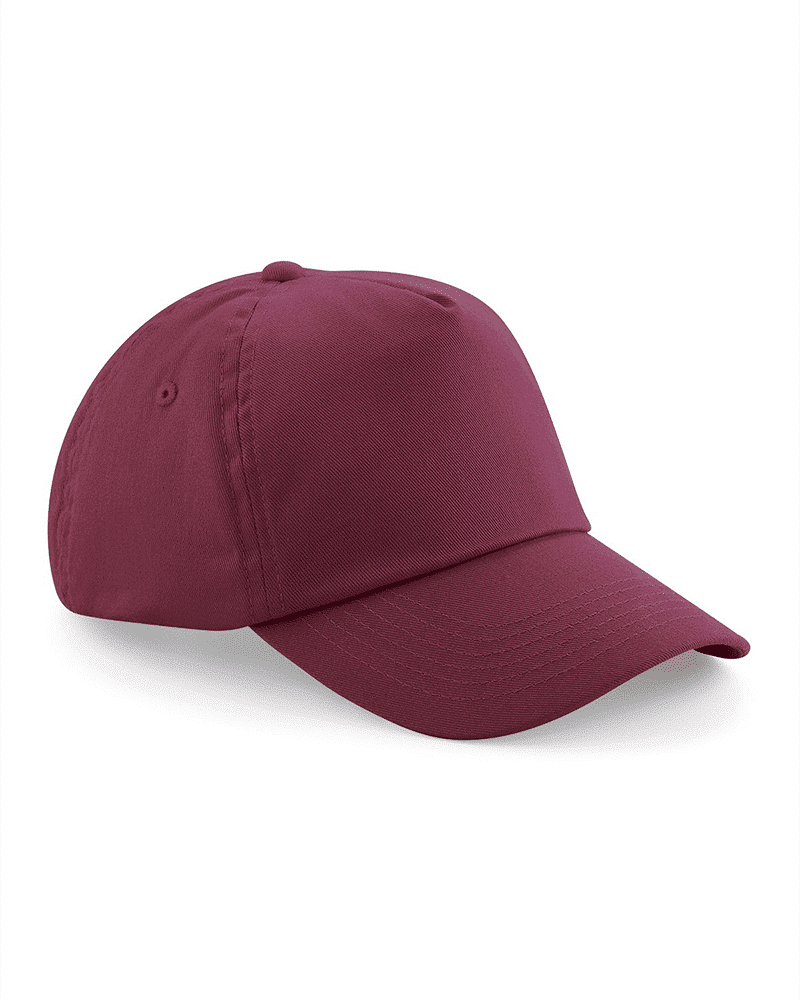 Cappellino baseball bambino 5 pannelli Beechfield B10B 10 Cappellino-baseball-bambino-5-pannelli-Beechfield-B10B-burgundy