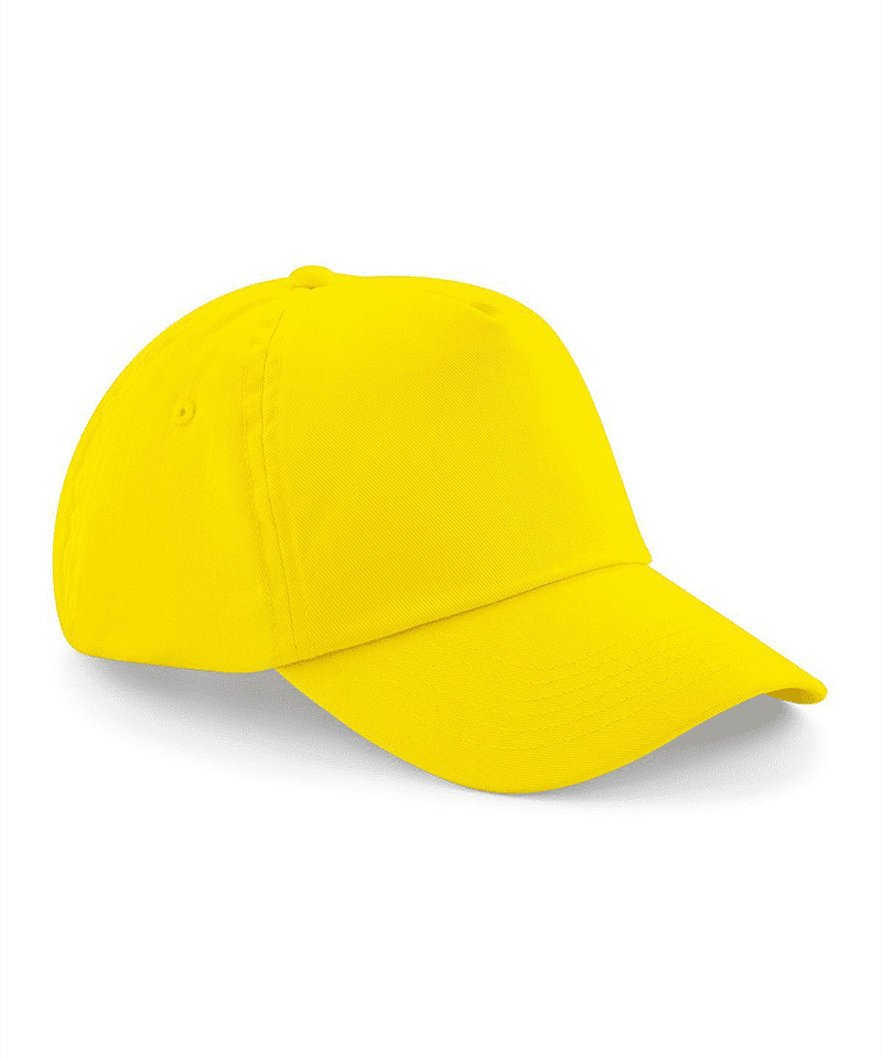 Cappellino baseball bambino 5 pannelli Beechfield B10B 22 Cappellino-baseball-bambino-5-pannelli-Beechfield-B10B-giallo
