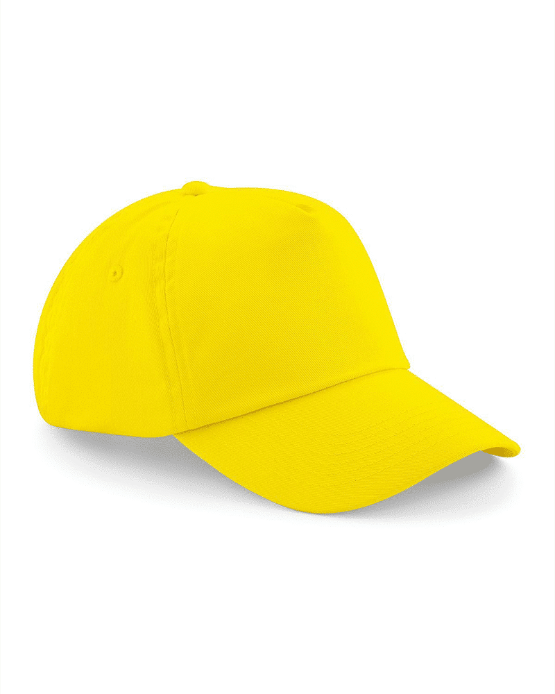 Cappellino baseball bambino 5 pannelli Beechfield B10B 5 Cappellino-baseball-bambino-5-pannelli-Beechfield-B10B-giallo