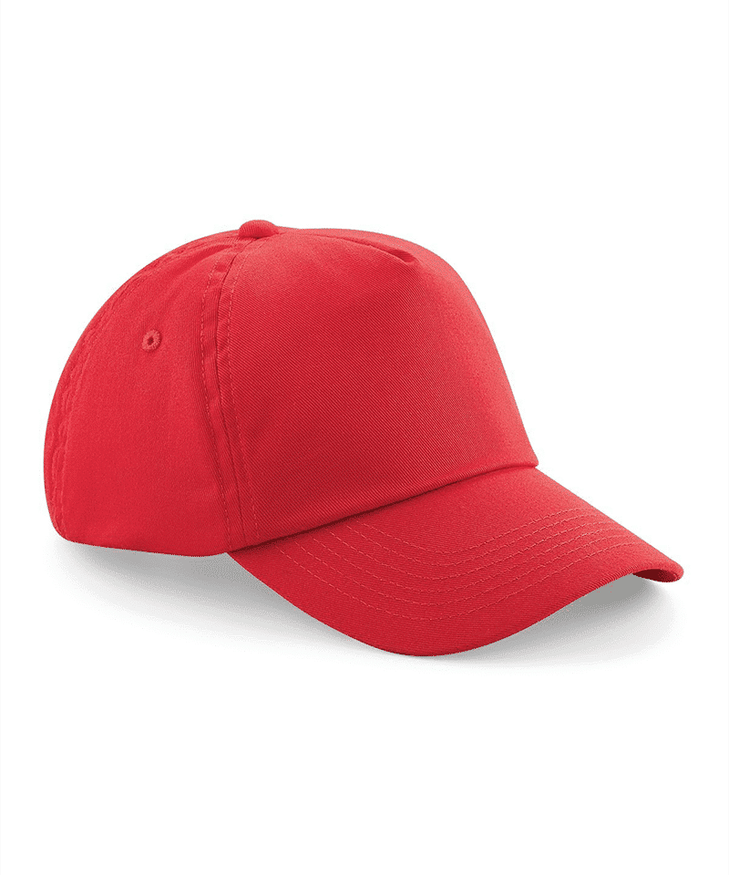 Cappellino baseball bambino 5 pannelli Beechfield B10B 26 Cappellino-baseball-bambino-5-pannelli-Beechfield-B10B-rosso