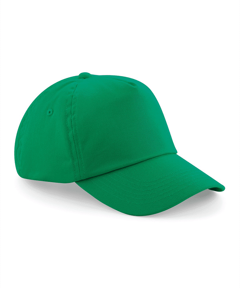 Cappellino baseball bambino 5 pannelli Beechfield B10B 29 Cappellino-baseball-bambino-5-pannelli-Beechfield-B10B-verde-prato