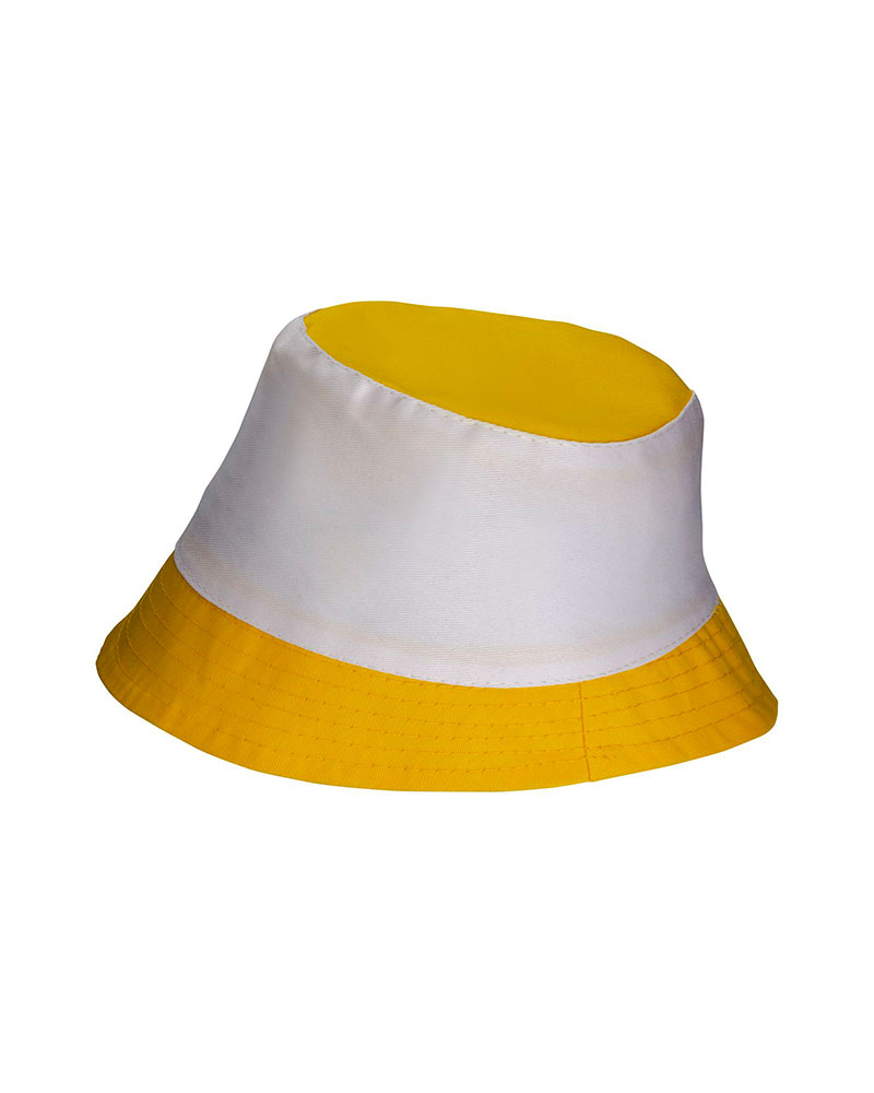 Cappellino-pescatore-in-policotone-miramare-bicolore-23328-bianco-giallo